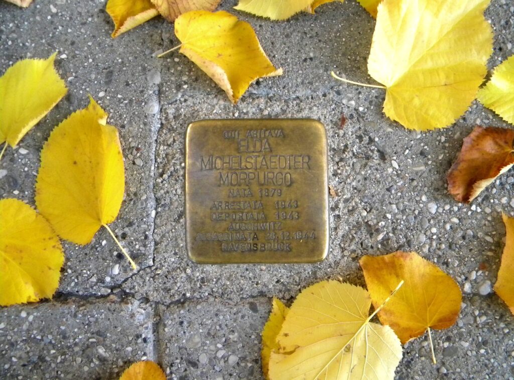 Pietra d'inciampo Elda Michelstaedter