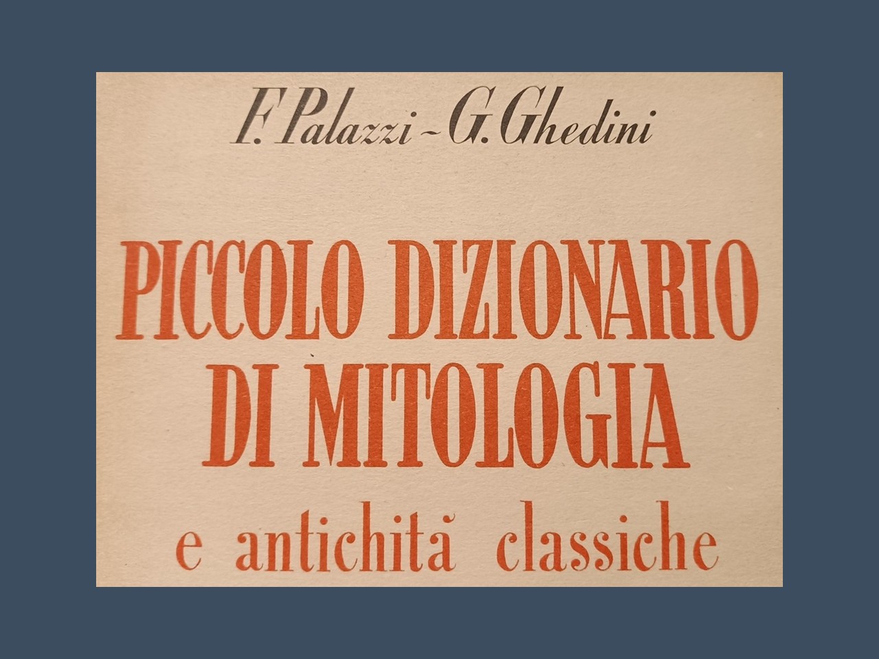 Piccolo Dizionario di Mitologia - Lettera A